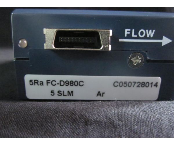 AERA FC-D980C MASS FLOW CONTROLLER RANGE 5 SLM GAS Ar