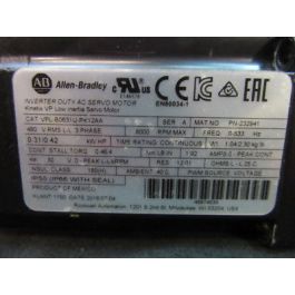 Allen-Bradley VPL-B0631U-PK12AA INVERTER DUTY AC SERVO MOTOR in USA ...