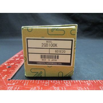 TOKYO ELECTRON (TEL) 040-000891-1 ORIENTAL MOTOR CO 2GB100K GEAR HEAD