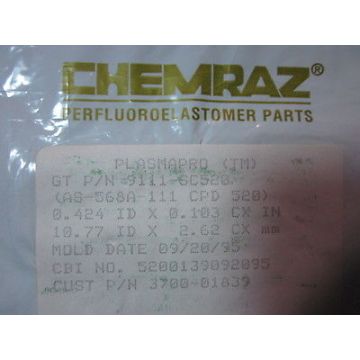 AMAT 3700-01839 AS-568A-111 CPD 520; 0.424\"(10.77mm) X 0.103\"(2.62mm) O-Ring