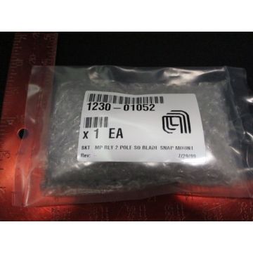 Applied Materials (AMAT) 1230-01052 SKT MP RLY 2 POLE SQ BLADE SNAP MOUNT