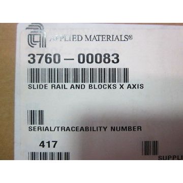 AMAT 3760-00083 Slide Rail and Blocks, X Axis