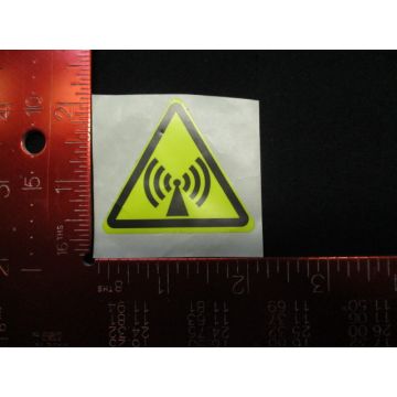 Applied Materials (AMAT) 3910-01099 LABEL CE WARNING NON-IONZ RADIAT TRIANG