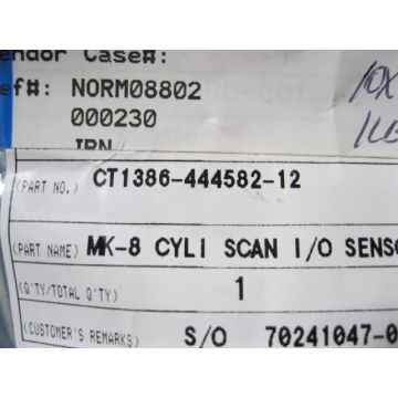 TEL CT1386-444582-12 ASSY SENSOR MK-8 CYL1SCAN IO