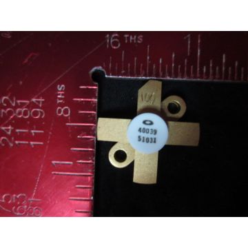 MICROSEMI 40039 51031 epitaxial silicon NPN planar transistor