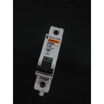 MERLIN GERIN C60N-C40 CIRCUIT BREAKER MULTI 9 C60N C 40 230400V