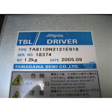 TAMAGAWA TA8110N2121E918 SERVO DRIVER UF200SA Y-AXIS