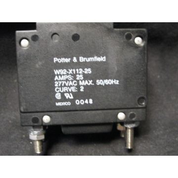 Potter Brumfield W92-X112-25 BREAKER 25A 277V 2PL