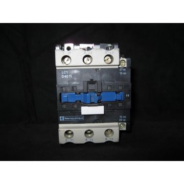 TELEMECANIQUE LC1 D40 11 CONTACTOR 220V 50AMP